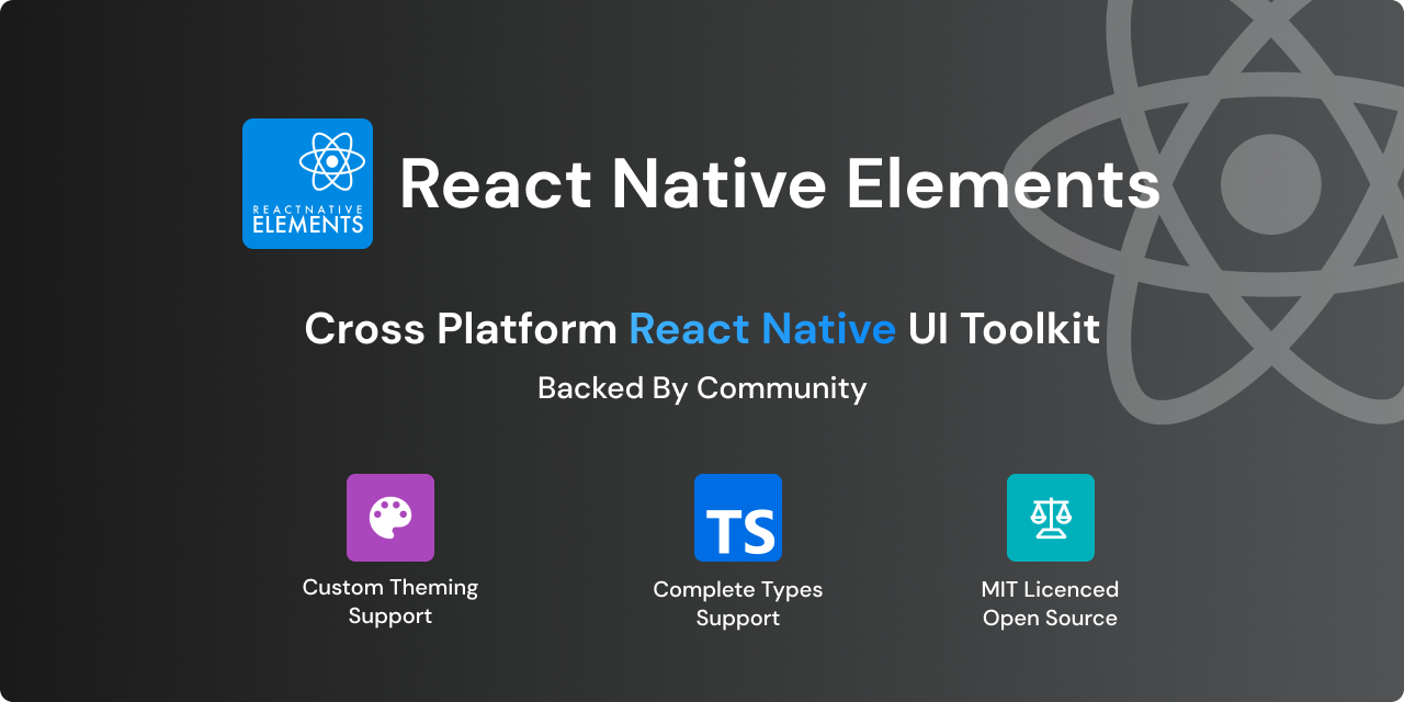 React Native Vikalp Elements Logo